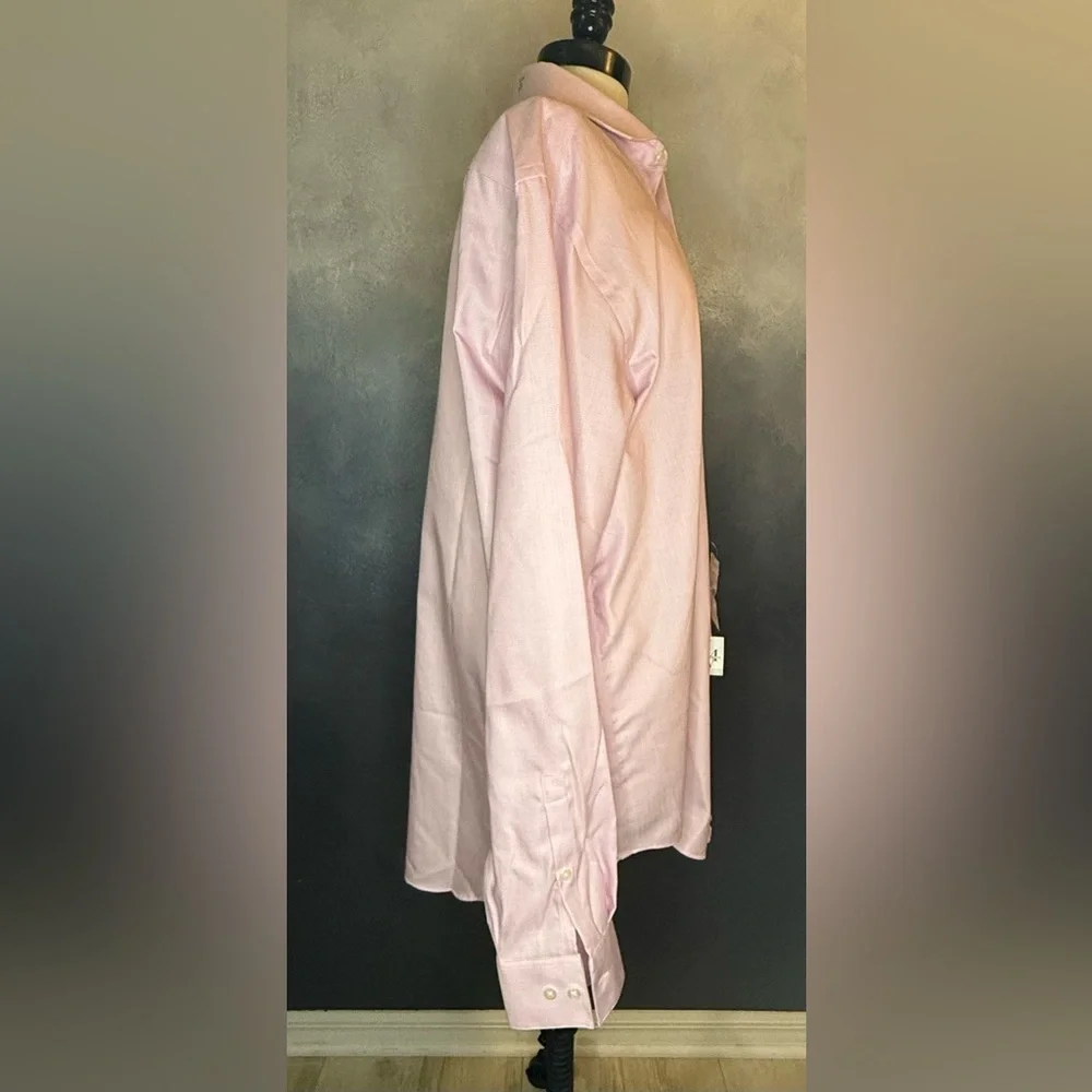 Calvin Klein Infinite Non-Iron Dress Shirt – Pink – Size 16½ 36/37 NWT!